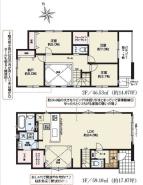 間取り　暖かく・明るい陽ざしが差込む、開放感のあるリビングで家族団らんステキな時間を♪
図面と現況が異なる場合は現況優先とさせていただきます。