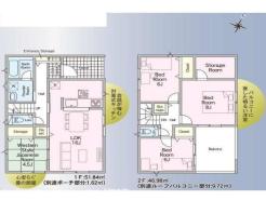 間取り　暖かく・明るい陽ざしが差込む、開放感のあるリビングで家族団らんステキな時間を♪
図面と現況が異なる場合は現況優先とさせていただきます。