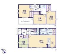 間取り　開放感のあるリビングで家族団らんステキな時間を♪
図面と現況が異なる場合は現況優先とさせていただきます。