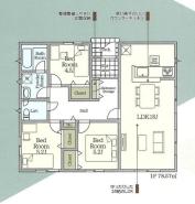 間取り　暖かく・明るい陽ざしが差込む、開放感のあるリビングで家族団らんステキな時間を♪
図面と現況が異なる場合は現況優先とさせていただきます。