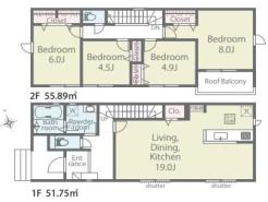 間取り　暖かく・明るい陽ざしが差込む、開放感のあるリビングで家族団らんステキな時間を♪
図面と現況が異なる場合は現況優先とさせていただきます。