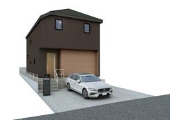 外観　外観パースです♪がっちりした骨組みで安心！保険により万が一の瑕疵(欠陥)補償費用を１０年サポート♪
