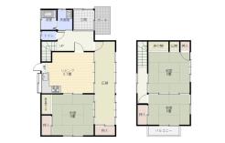 間取り　図面と現況が異なる場合は現況優先とさせていただきます。