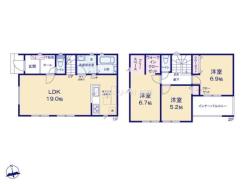 間取り　開放感のあるリビングで家族団らんステキな時間を♪
図面と現況が異なる場合は現況優先とさせていただきます。