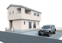 外観　外観パースです♪がっちりした骨組みで安心！保険により万が一の瑕疵(欠陥)補償費用を１０年サポート♪
