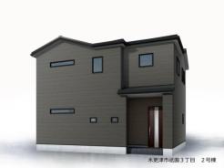 外観　外観パースです♪がっちりした骨組みで安心！保険により万が一の瑕疵(欠陥)補償費用を１０年サポート♪
