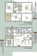 間取り　暖かく・明るい陽ざしが差込む、開放感のあるリビングで家族団らんステキな時間を♪
図面と現況が異なる場合は現況優先とさせていただきます。