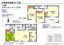 間取り　開放感のあるリビングで家族団らんステキな時間を♪
図面と現況が異なる場合は現況優先とさせていただきます。