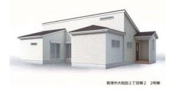 外観 外観パースです♪がっちりした骨組みで安心!保険により万が一の瑕疵(欠陥)補償費用を10年サポート♪
