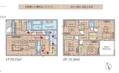 間取り 暖かく・明るい陽ざしが差込む、開放感のあるリビングで家族団らんステキな時間を♪
図面と現況が異なる場合は現況優先とさせていただきます。