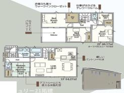間取り 暖かく・明るい陽ざしが差込む、開放感のあるリビングで家族団らんステキな時間を♪
図面と現況が異なる場合は現況優先とさせていただきます。