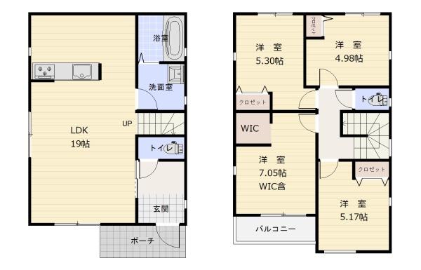 間取り 開放感のあるリビングで家族団らんステキな時間を♪
図面と現況が異なる場合は現況優先とさせていただきます。