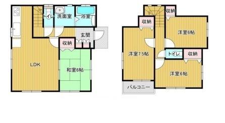 間取り　暖かく・明るい陽ざしが差込む、開放感のあるリビングで家族団らんステキな時間を♪
図面と現況が異なる場合は現況優先とさせていただきます。