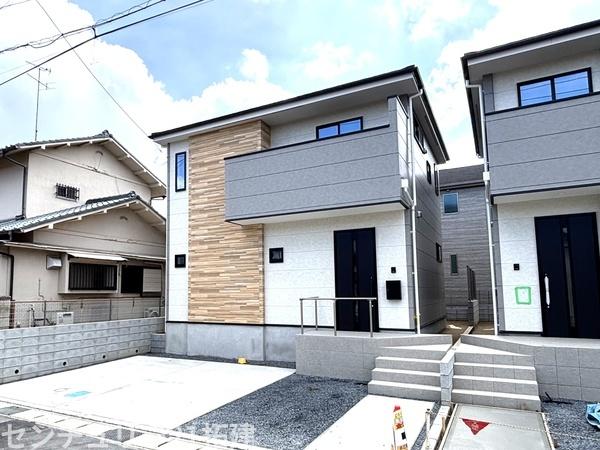 外観　がっちりした骨組みで安心！保険により万が一の瑕疵(欠陥)補償費用を１０年サポート♪
